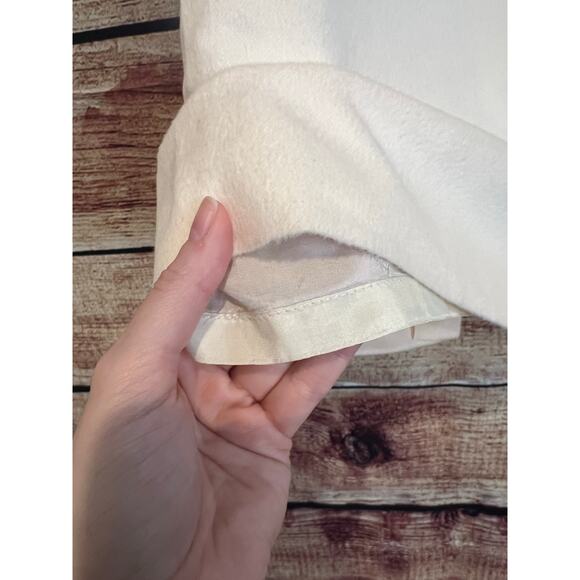 Vintage Escada Midi Skirt Rabbit Wool Blend Ivory Cream Lined Czech Republic 14 - Picture 3 of 6